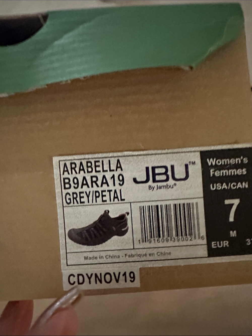 JBU Arabella Women's Grey Petal Sandal